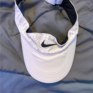 Nike White Sports Visor